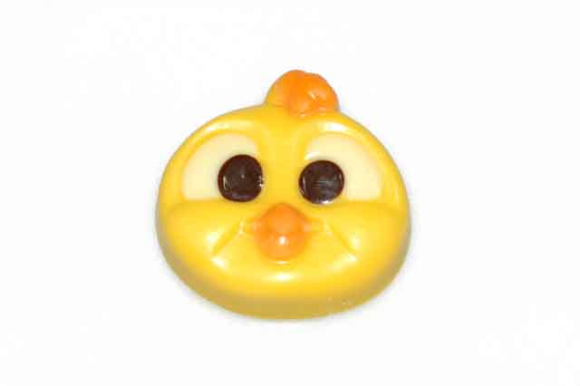 07-40039-Geel-kuiken-plat-massief