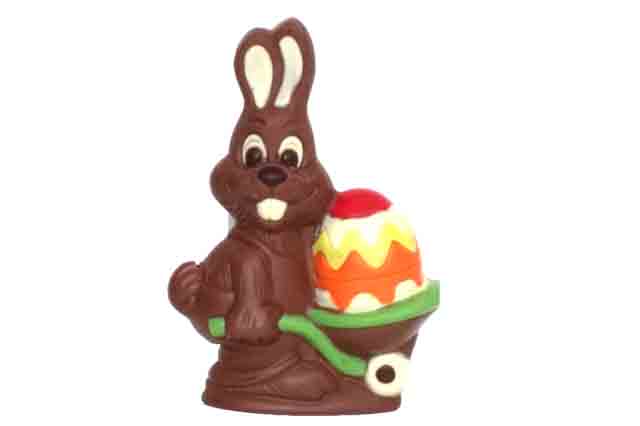 07-41124- Haas met kruiwagen en ei 200 gr