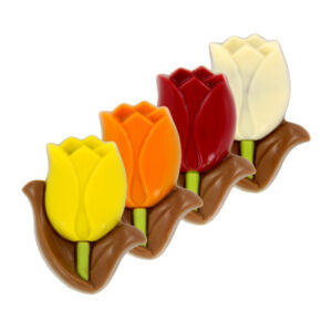 Tulpen kleur op steel - Melk