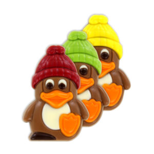 Pinguins gekleurd